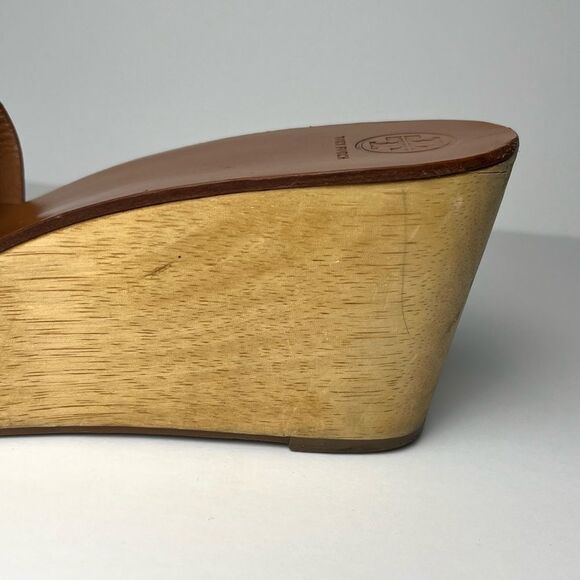 Tory Burch Women's Ines Wedge Platform Slide Sandals Size 10 - Picture 7 of 13